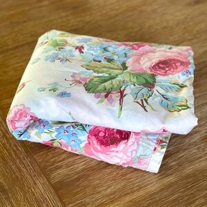 Ralph Lauren ‘Winter Garden’ Queen Top Sheet Rare Retired Pattern